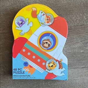 EUC Anker Play Space Adventure 48-Piece Foil Puzzle - Multicolor